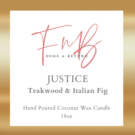 Justice Scented Candle